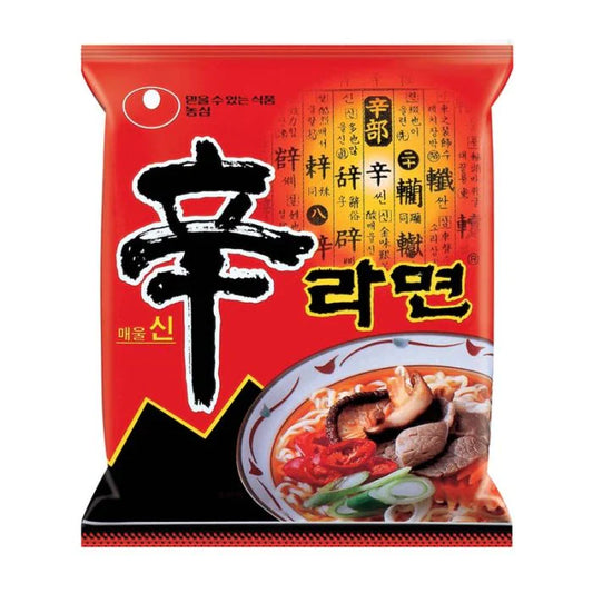 農心辛辣麵 Nongshim Shin Ramyun Noodle Soup - Gourmet Spicy 120g