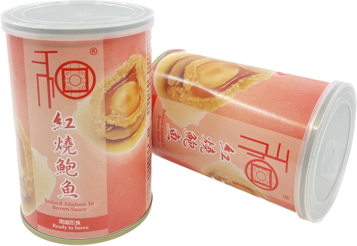 和字牌 罐頭紅燒鮑魚 (6隻) Canned Abalone in Brown Source (6 pcs)