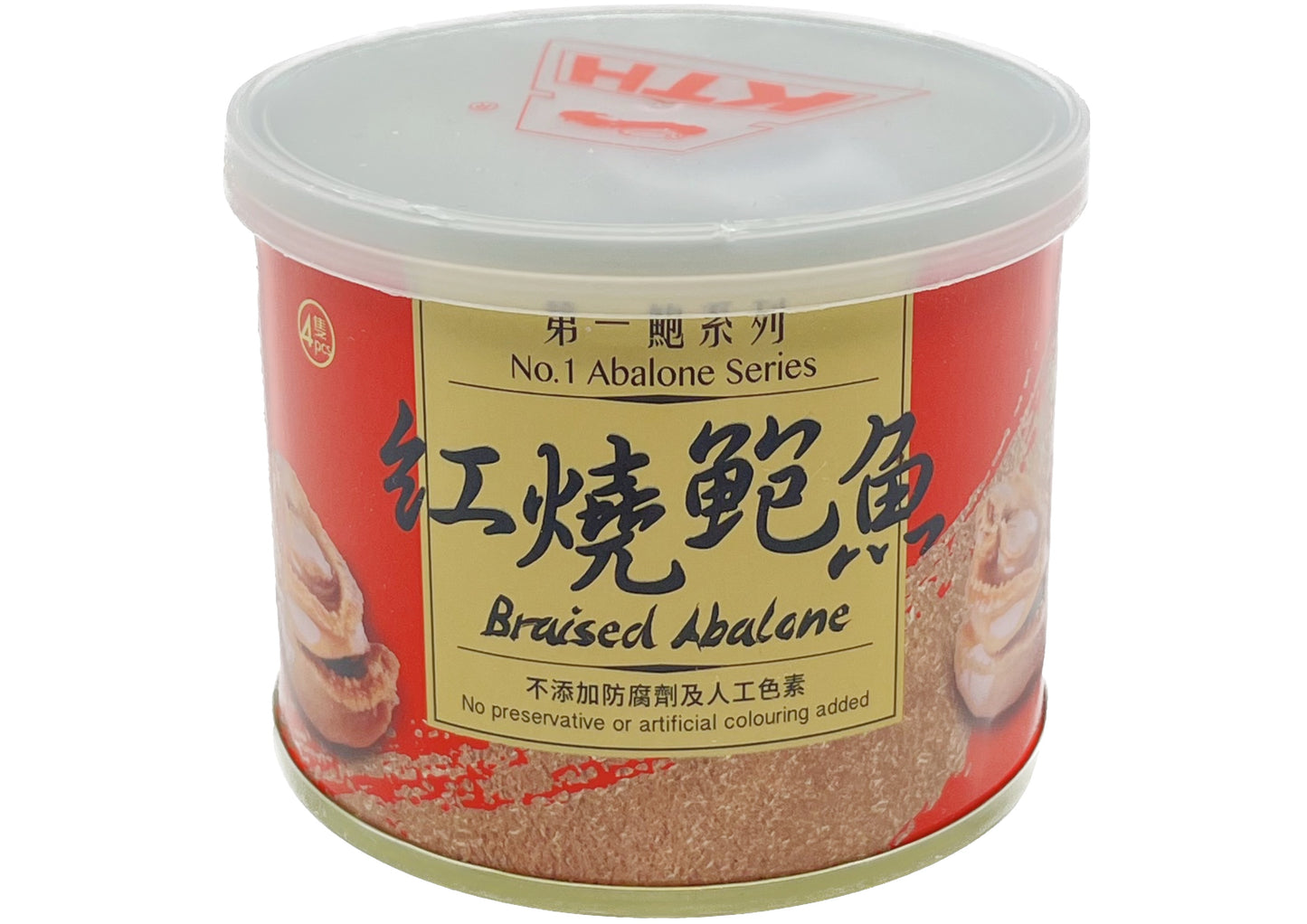 第一鮑 罐頭紅燒鮑魚 (4隻)(180g) Canned Abalone in Brown Source (4 pcs)(180g)