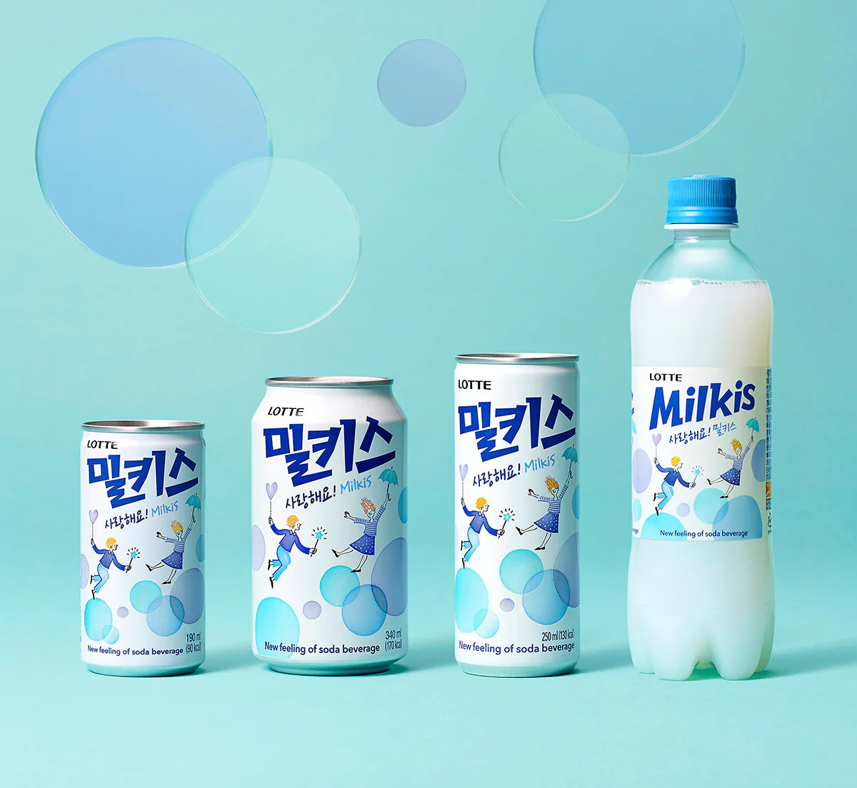 樂天牛奶蘇打碳酸飲料 Lotte Milkis 250ml ***