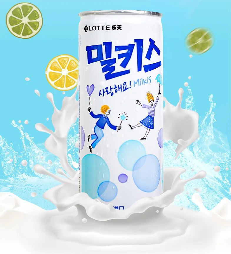 樂天牛奶蘇打碳酸飲料 Lotte Milkis 250ml ***